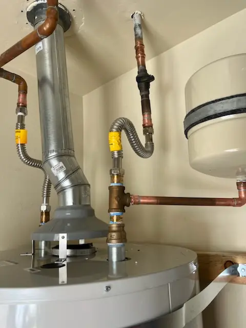 Water heater installation and plumbing repair in Brinley
